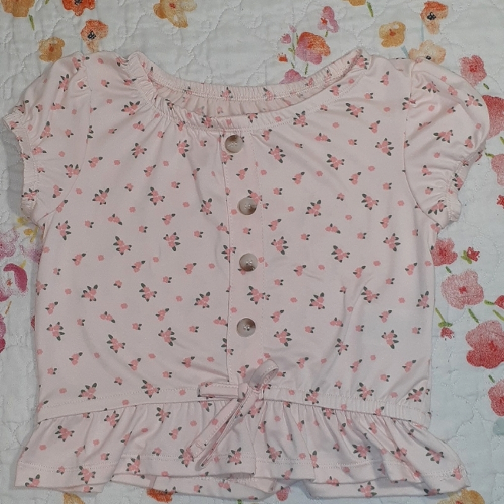Girls Floral Top NWOT Size 4